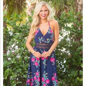 Pink Lily Maxi Dress